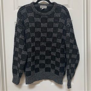 Method Wool Blend Vintage Black Crewneck Sweater
